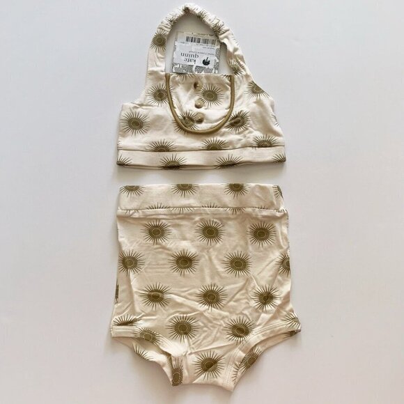 Kate Quinn Organics Baby Girl Halter 2 piece Sunsuit 12-18 months - Picture 1 of 5